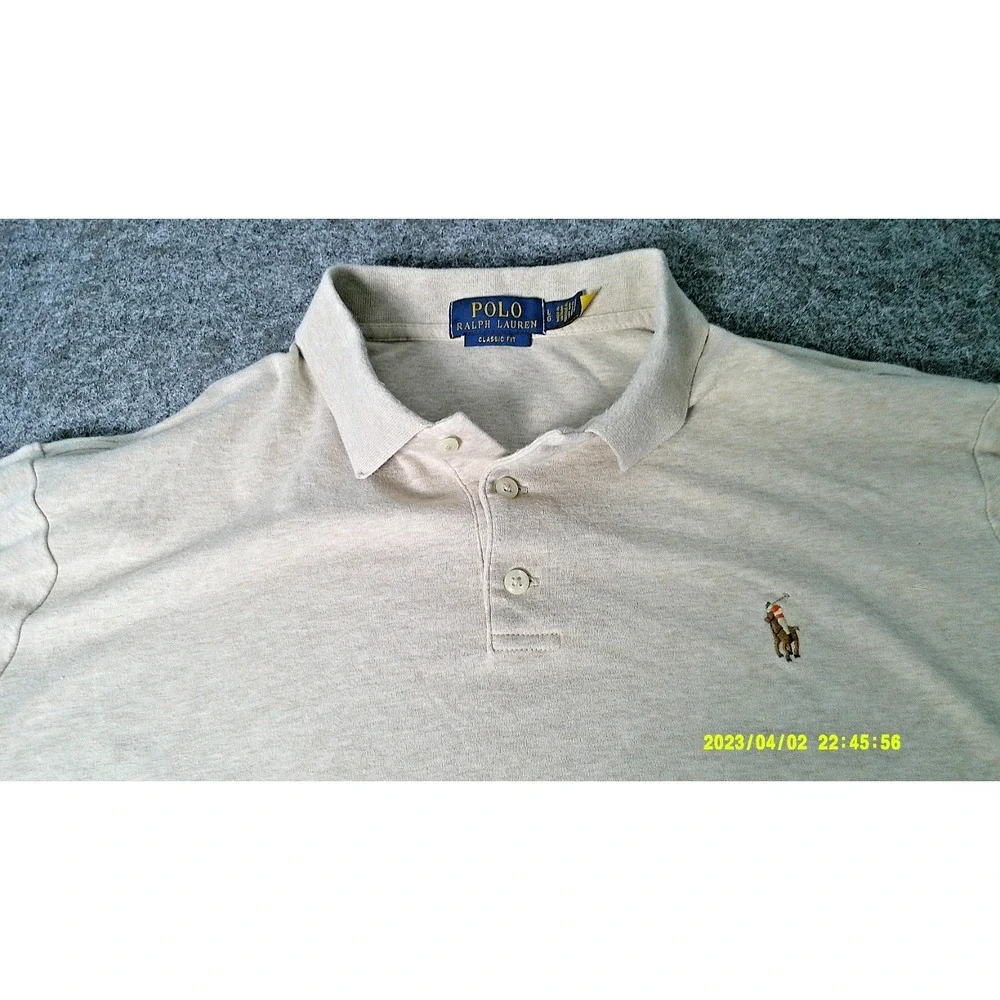 Polo by Ralph Lauren Mens Size L Shirt Short Sleeve Classic Fit Golf/ Tennis
